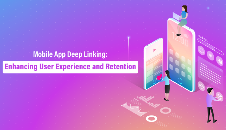 Illustration of interconnected mobile apps symbolizing the power of deep linking in app marketing