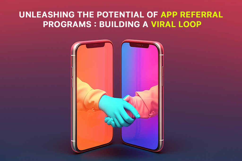 A group of people with smartphones, symbolizing app referral programs.