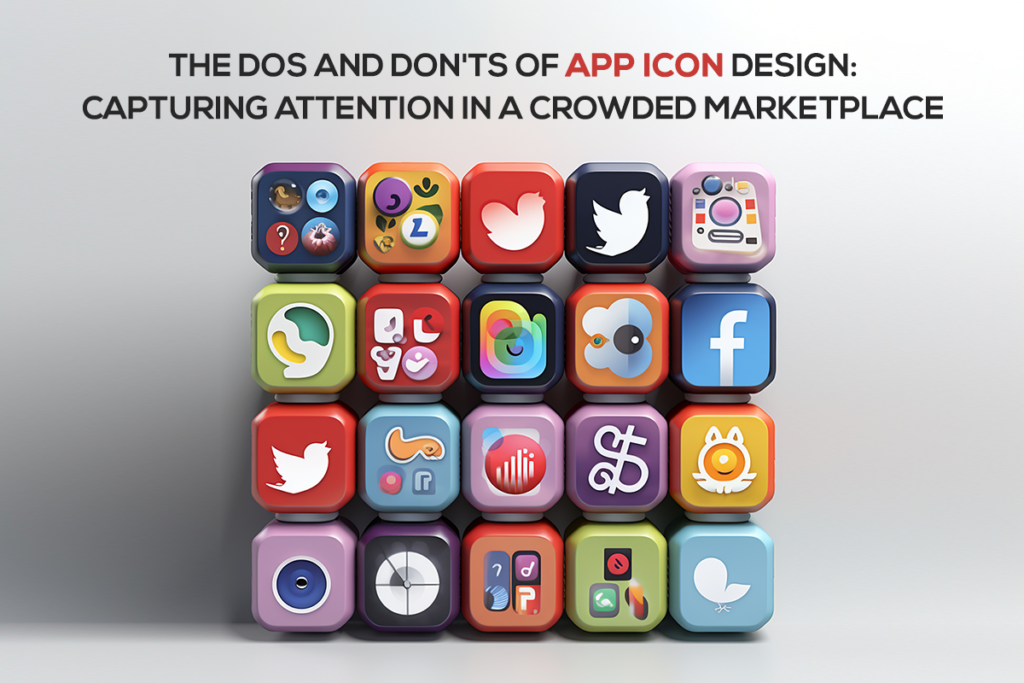 An image depicting various app icons showcasing effective design principles