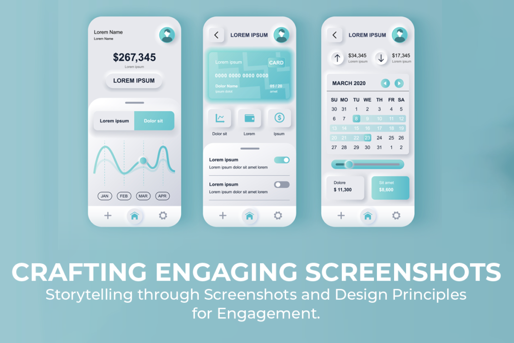 Screenshot design principles in focus